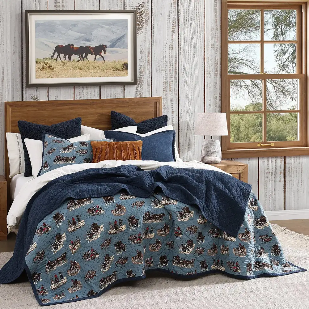 Ready Reversible Quilted Quilt Set