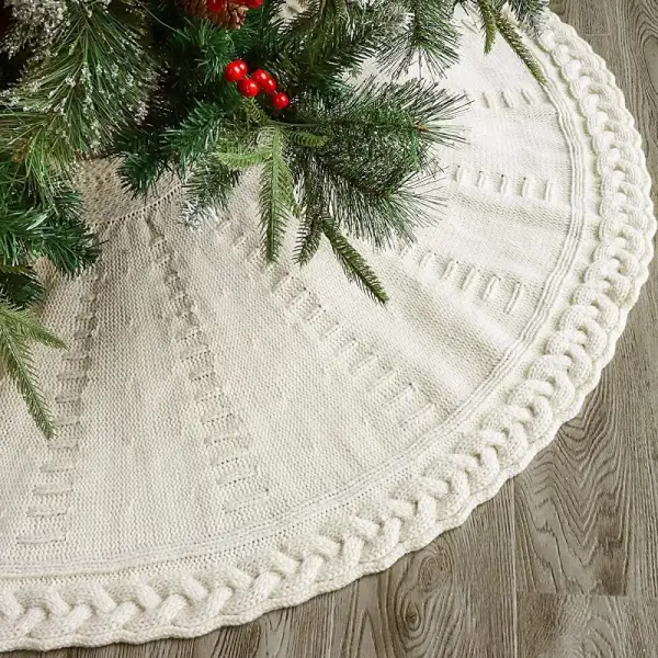 Knitted Patterned Textured Decorative Home Accent