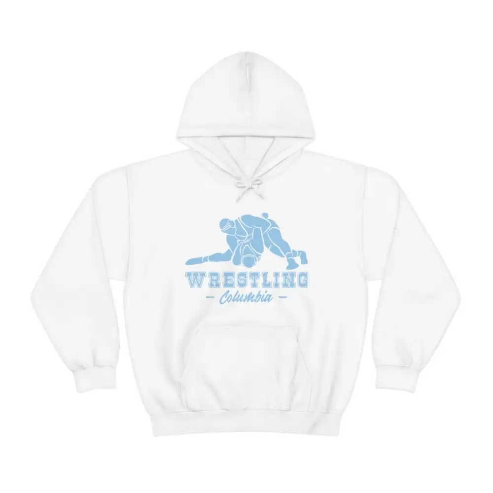 Statement Print Wrestling Graphic Pullover Hoodie
