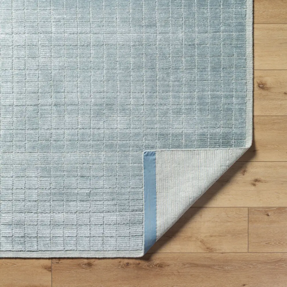 Hand-Loomed Square Pattern Carpet
