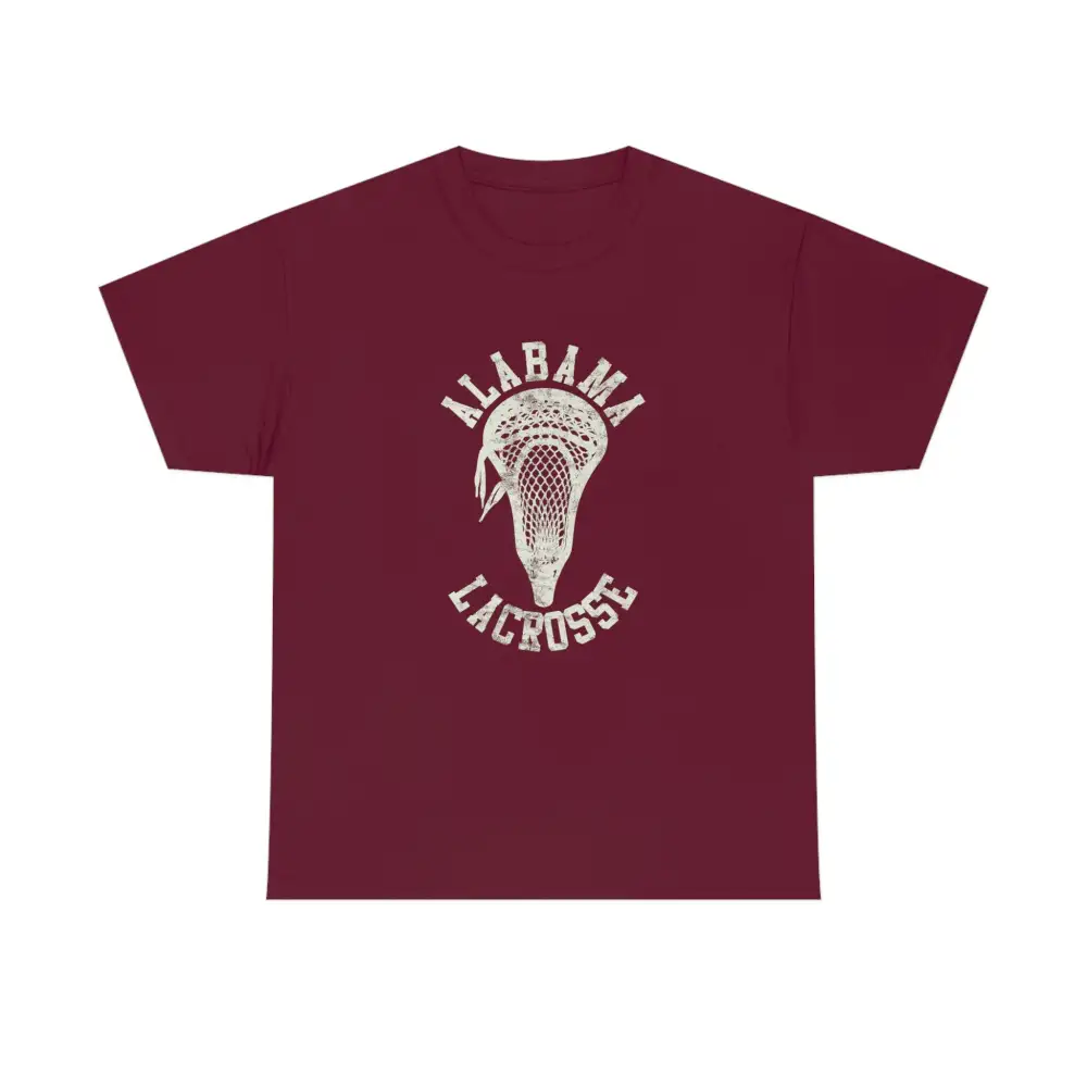 Alabama Lacrosse With Vintage Lacrosse Head Shirt