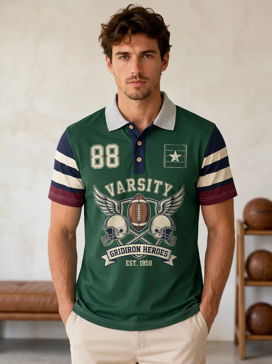 Men's Gridiron Heroes Polo Shirt