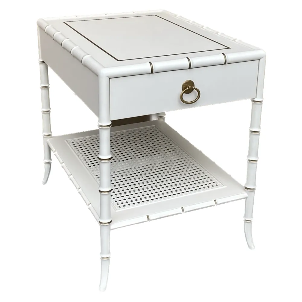 Modern Bamboo Side Table