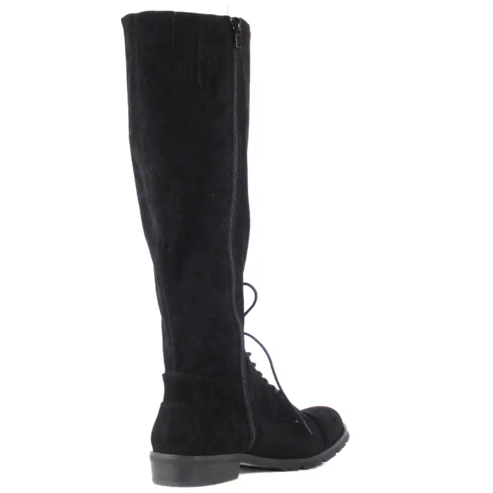 Lace Up Knee High Boots