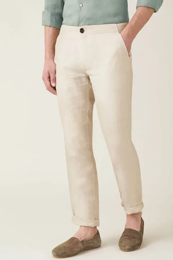 Neat Versatile Trousers-Creen