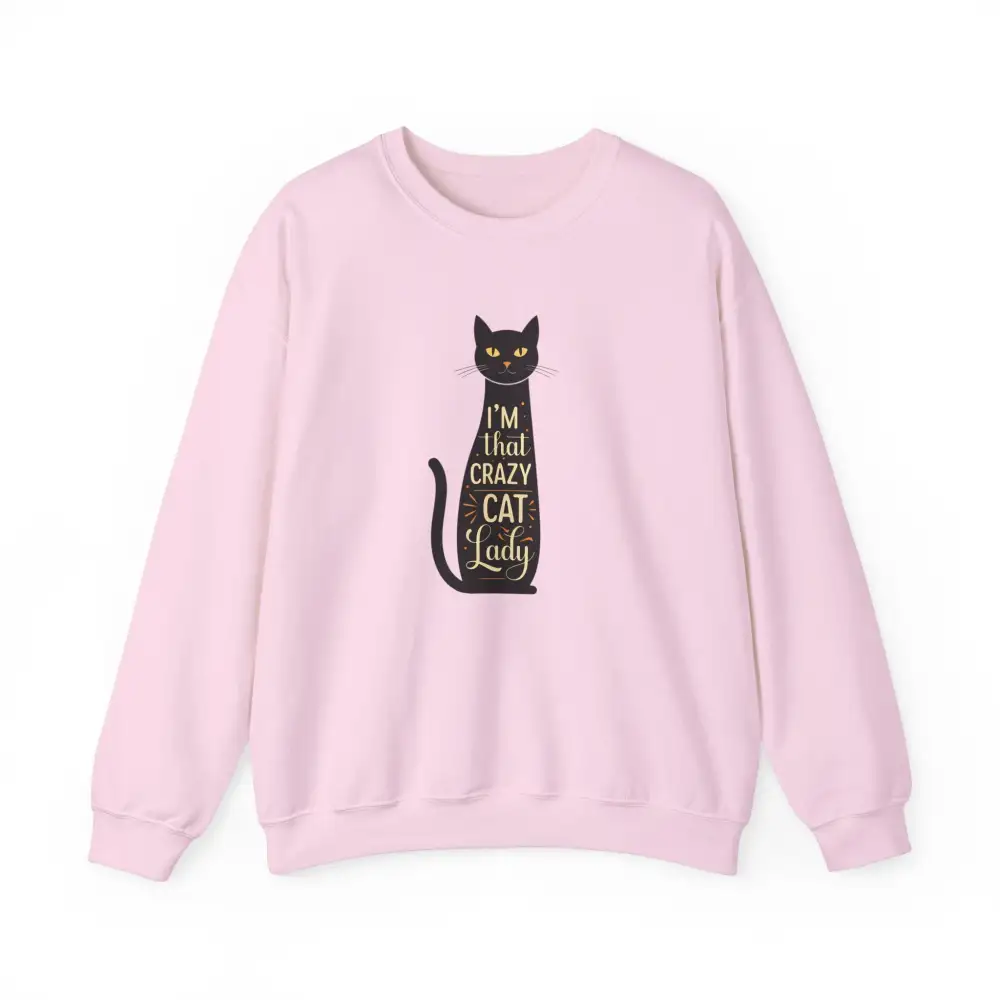 Cat Lady Graphic Crewneck Sweatshirt
