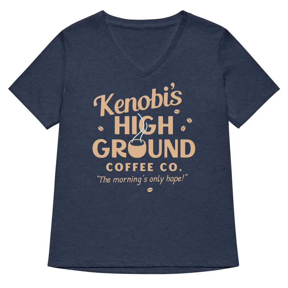 Coffee High Ground V Neck Tee