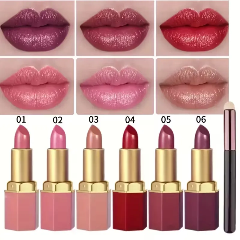 Shimmery Multi-Shade Lipstick Set