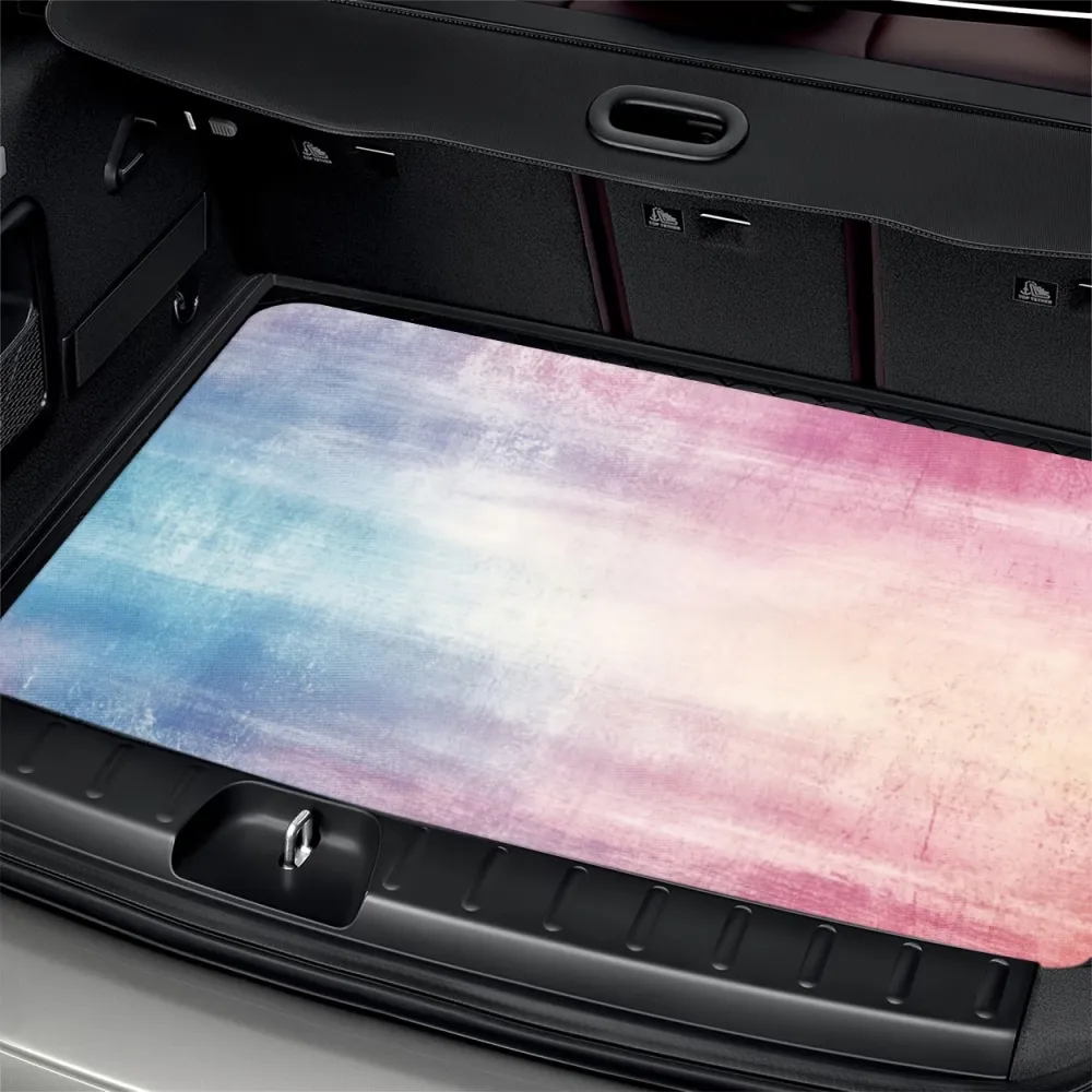 Pastel Gradient Car Trunk Mat