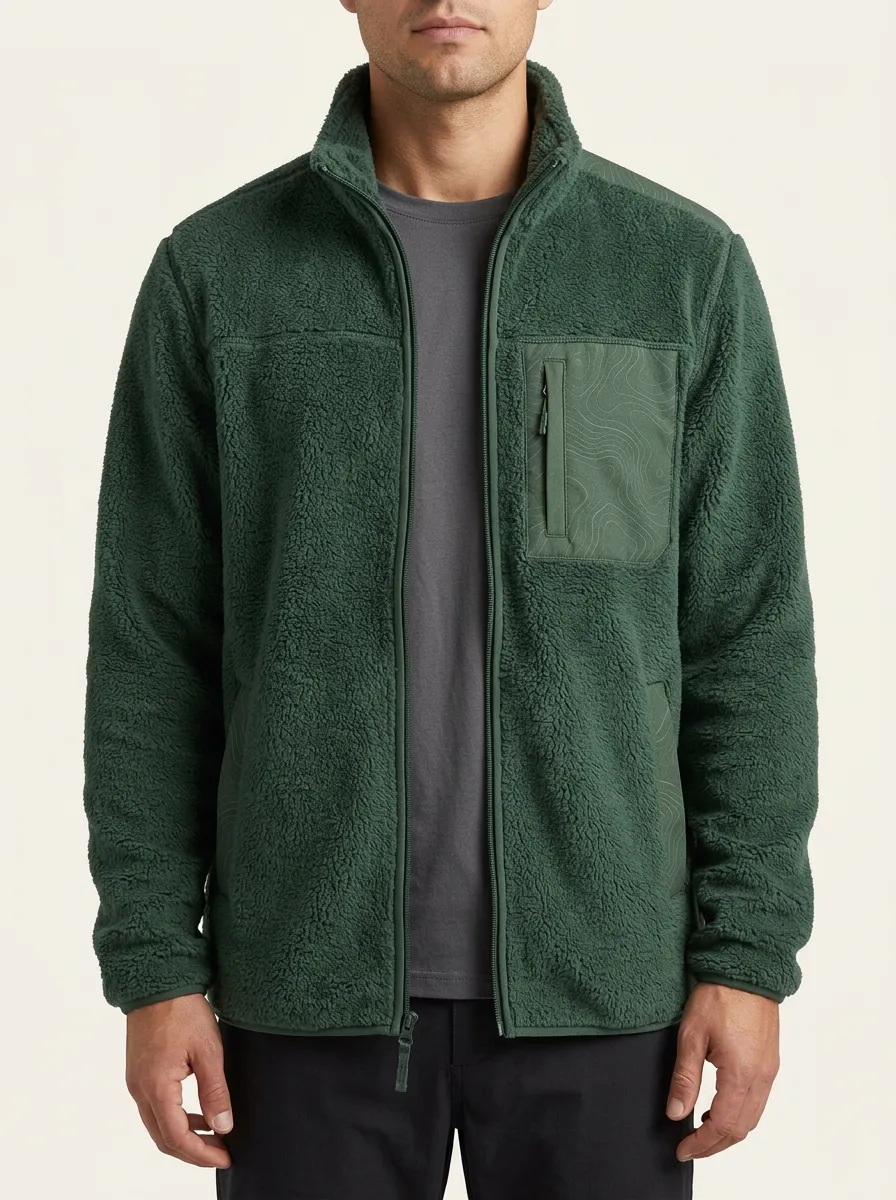 Hiking Topographic Fleece Jacket