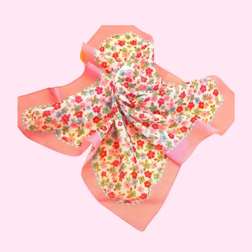Floral Cotton Fashion Scarf