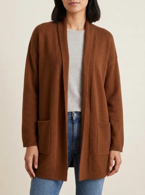 Scenic Open-Front Knit Cardigan