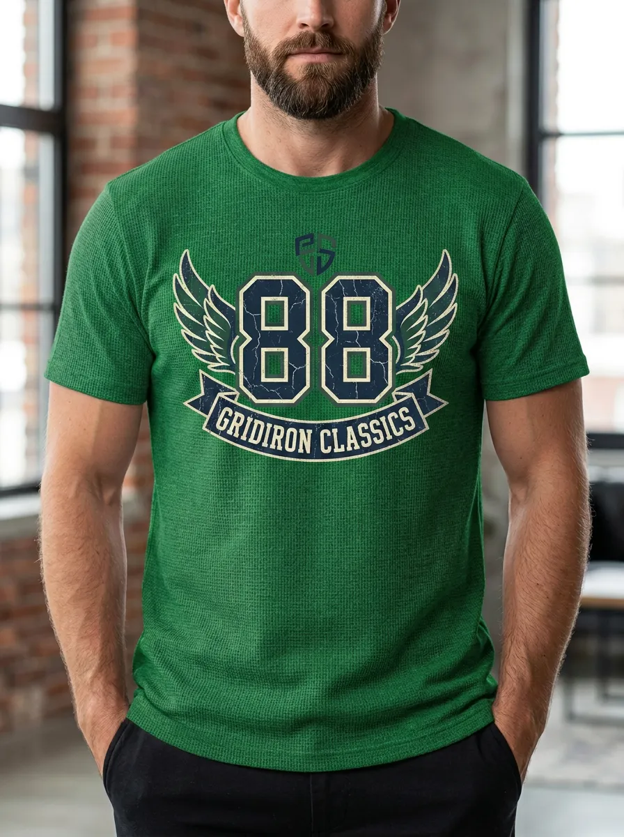 Men's Gridiron Winged T-Shirt