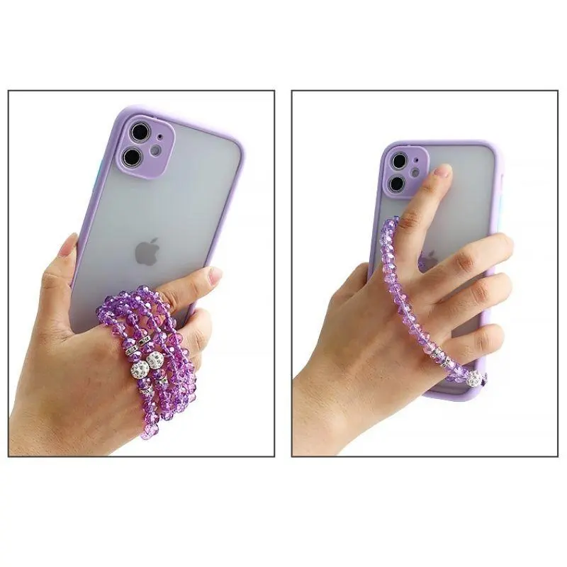 Crystal Phone Chain Accessory
