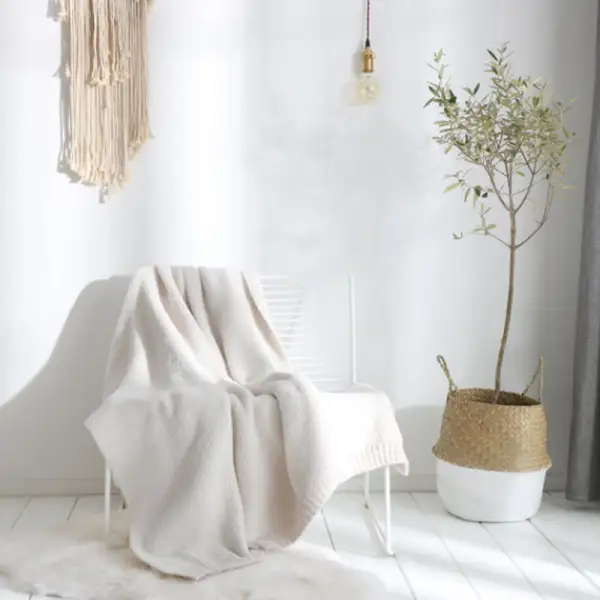 Plush Acrylic Sofa Throw