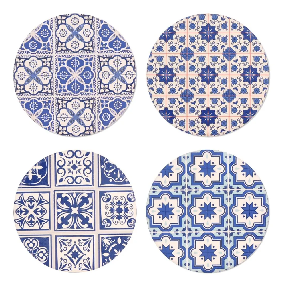Mosaic Ceramic Drink Coasters