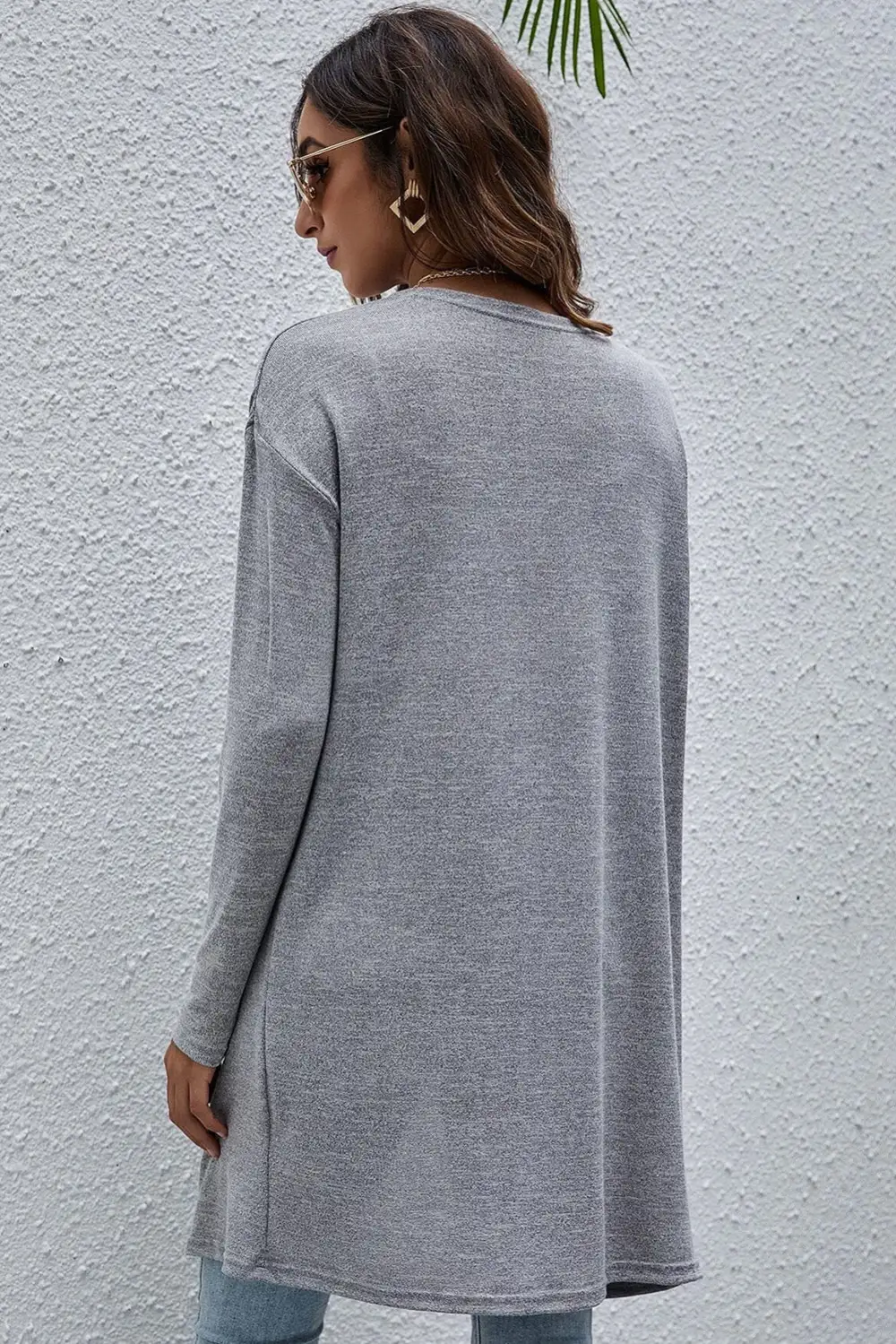 Open Front Lightweight Cardigan
