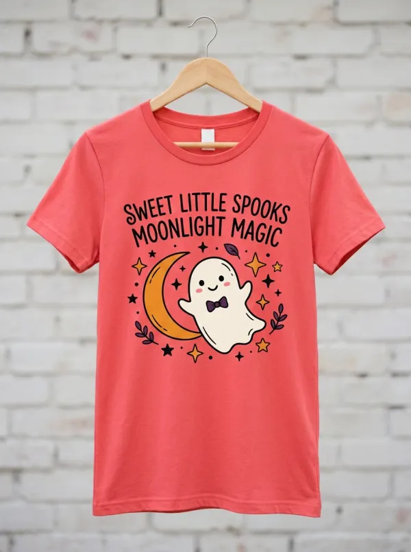 Moon Magic Halloween Graphic T-Shirt