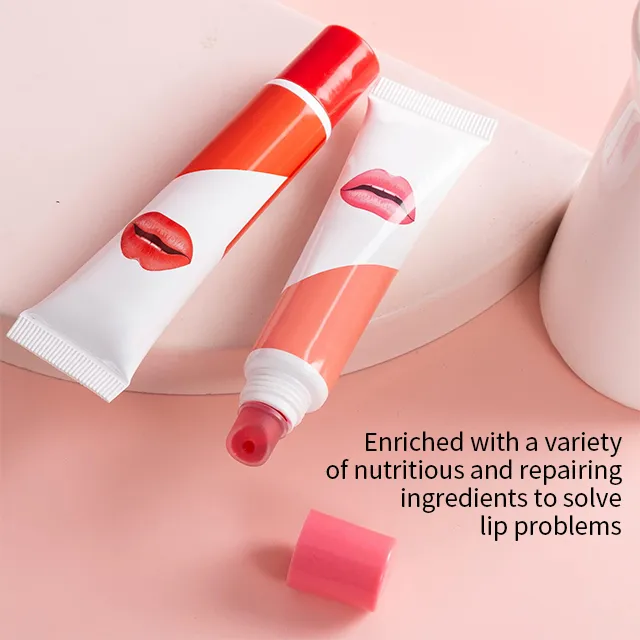 6 Colors Peel Off Liquid Lipstick Waterproof Long Lasting Lip Plump Gloss Tear Off Makeup Lip Plumper Lip Tint Cosmetic Lipgloss