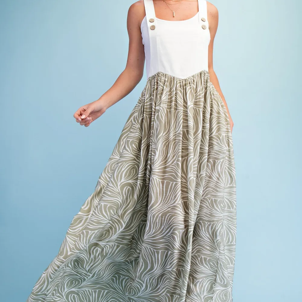 Classic Refined Everyday Overall Dress