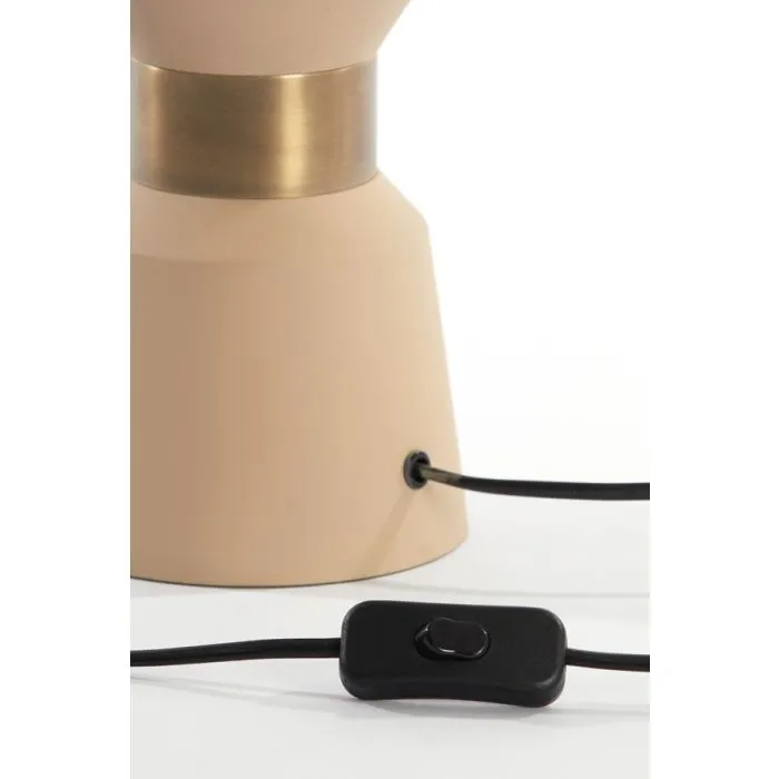 Brown Ceramic Tall Lamp Base