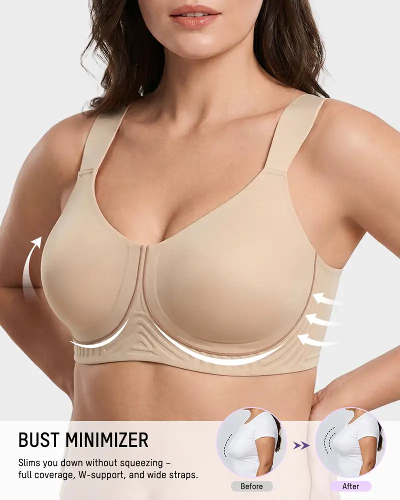 Wireless Full Coverage Minimizing Bra