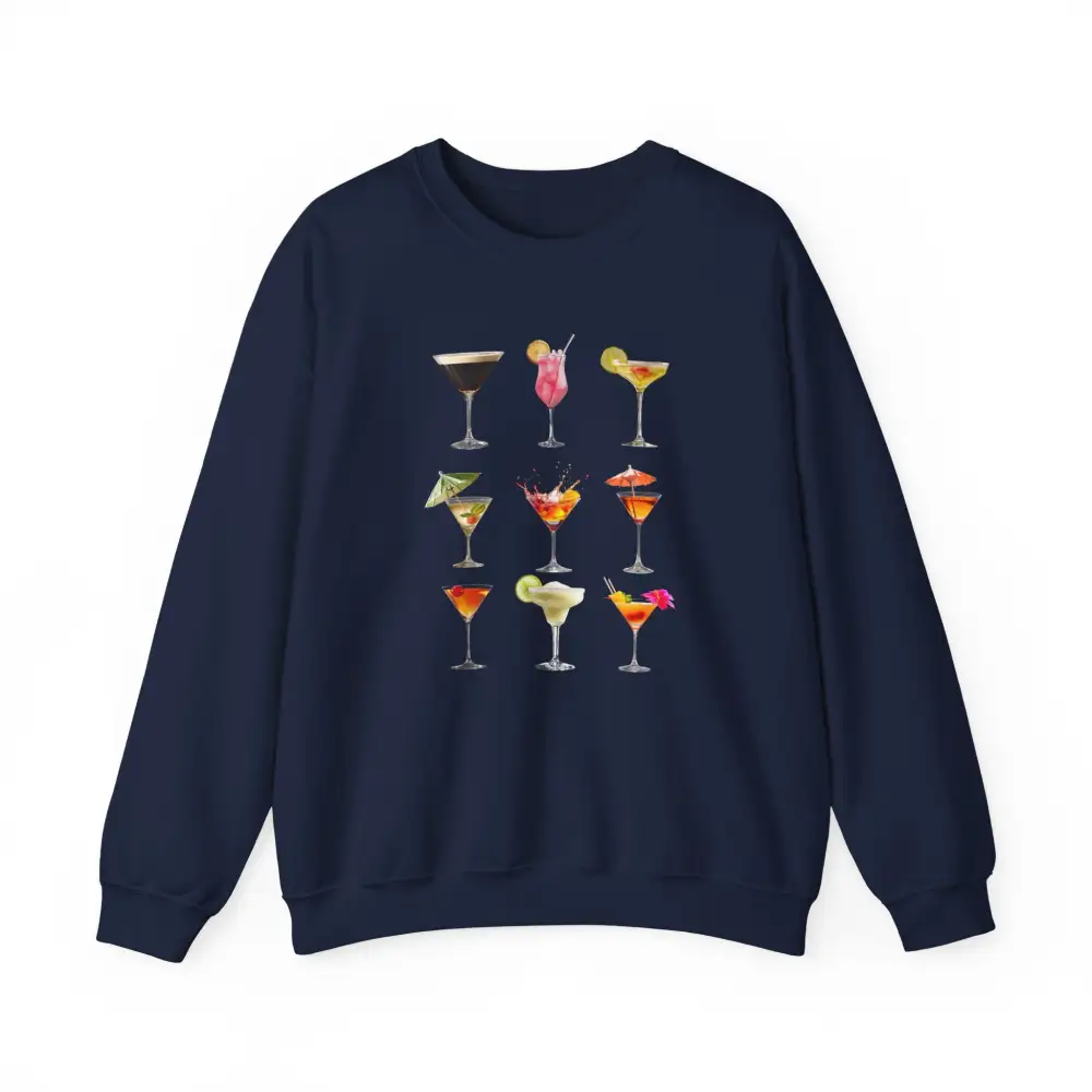 Cocktail Lineup Graphic Sweatshirt