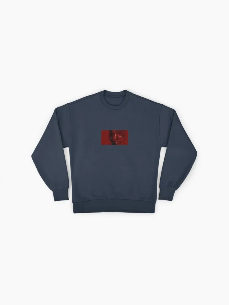 Minimalist Red Box Logo Sweatshirt