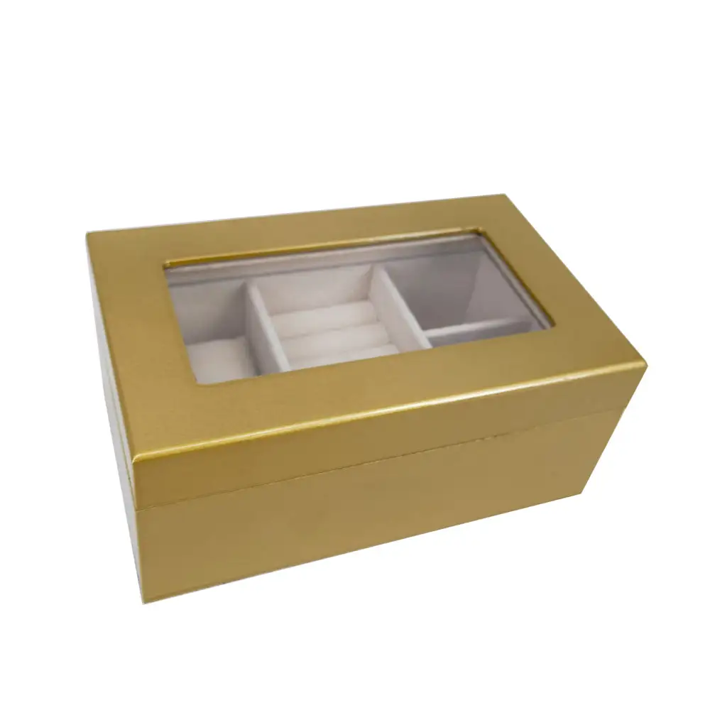 Mini Glass Jewelry Box