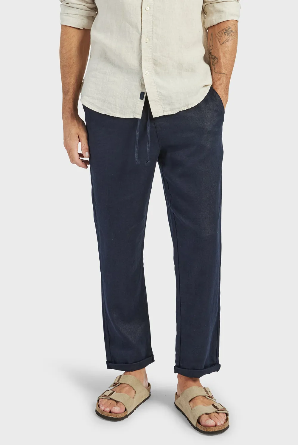Lightweight Breathable Linen Casual Jogger Pants