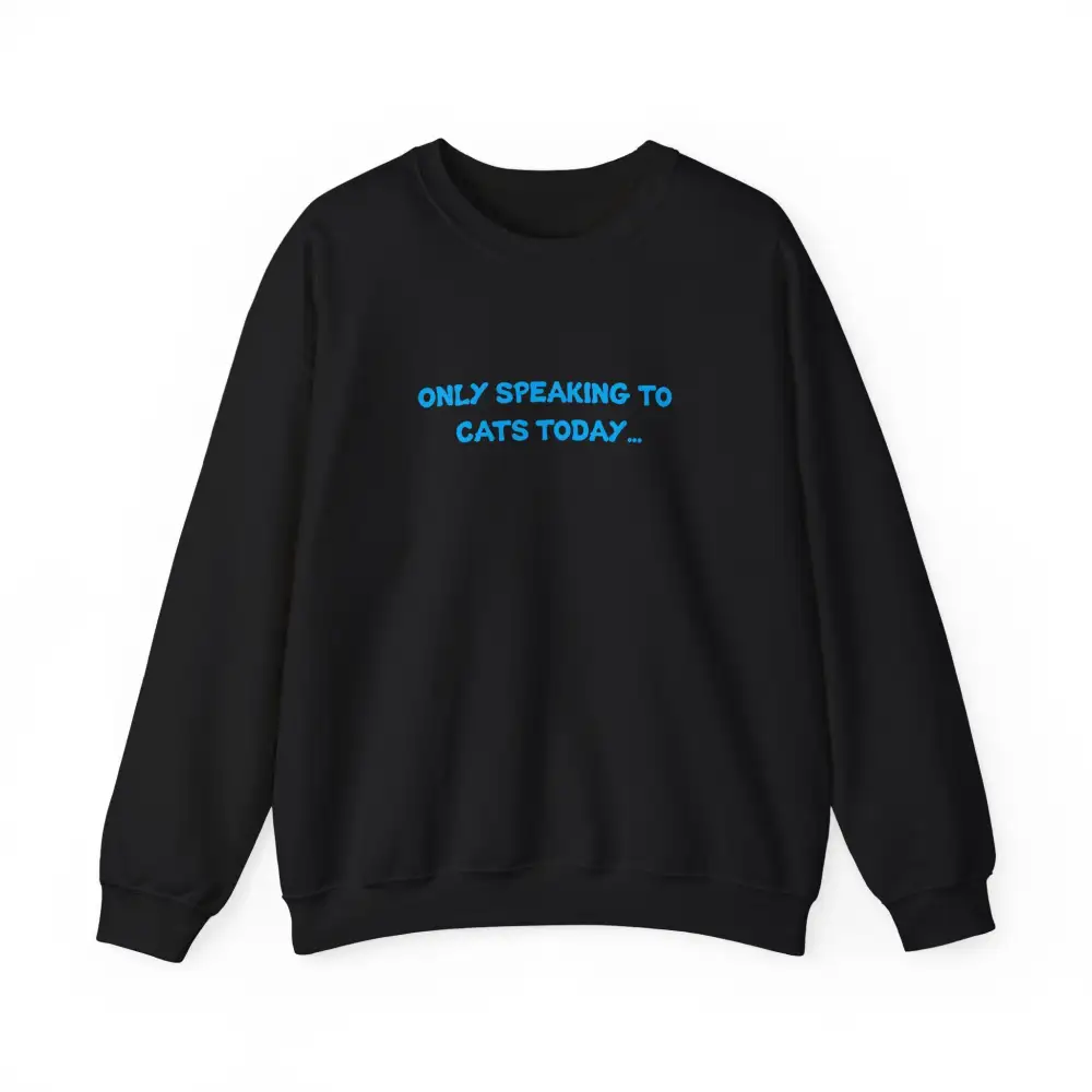 Quiet Cat Graphic Crewneck Sweatshirt