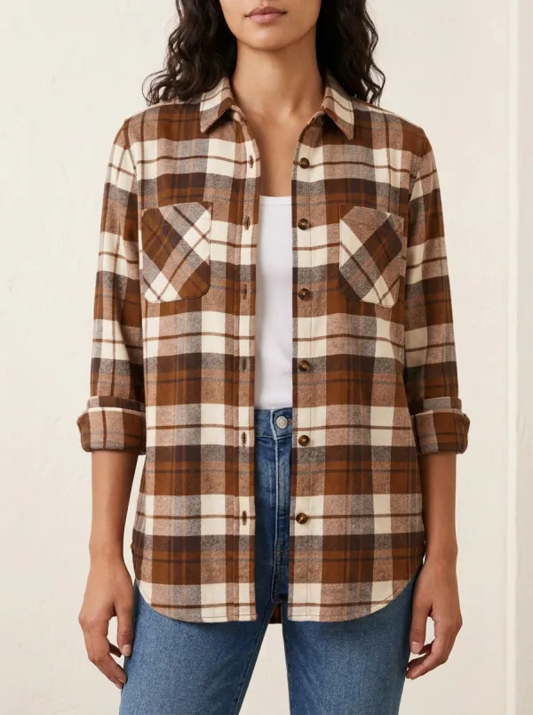 Classic Plaid Plaid Long-Sleeve Shirt
