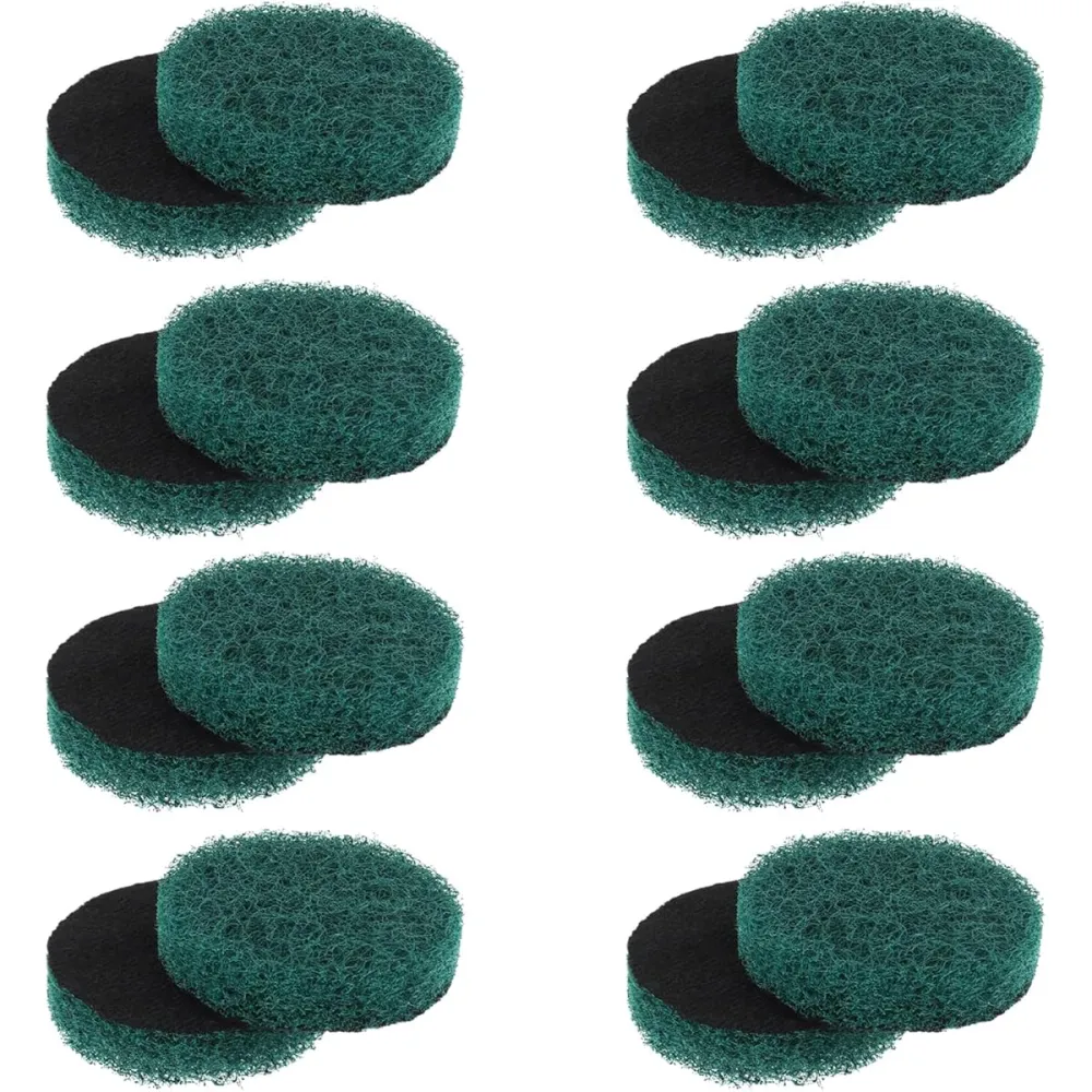 16pcs Multi-Use Scrubber Pads with Magic Hook Design