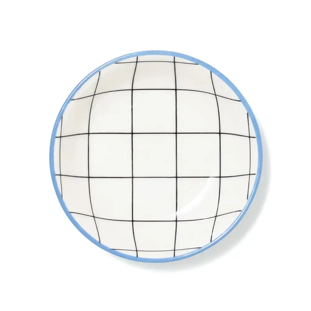 Deep Plate Windowpane for Dessert Serving