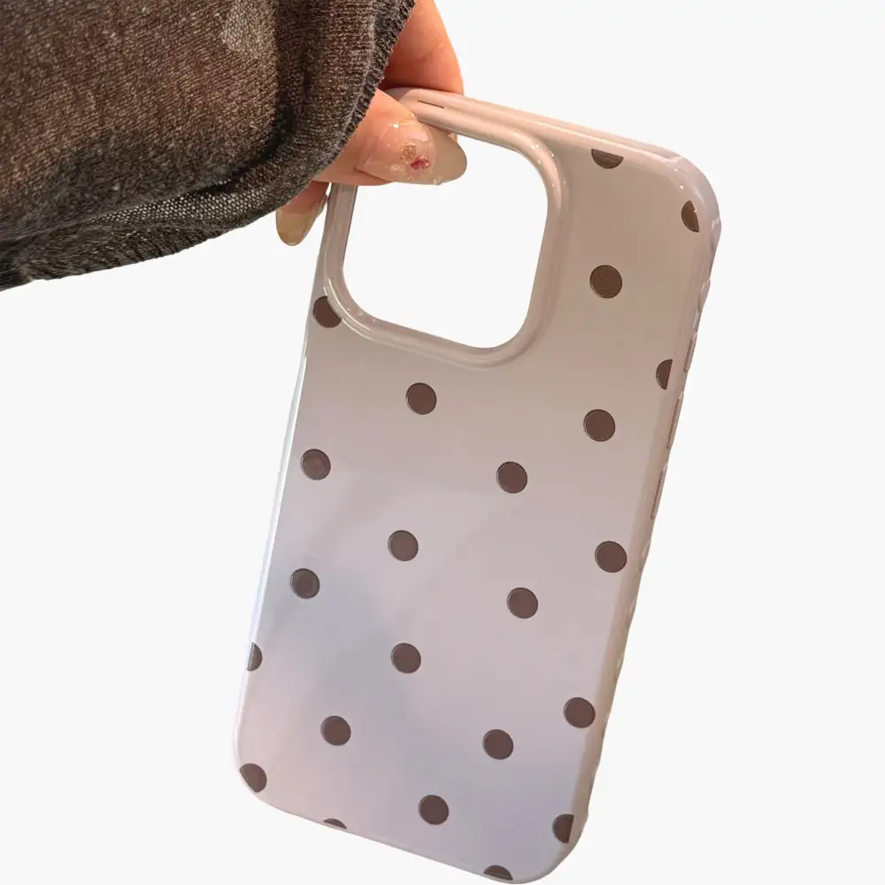 Polka Dot Glossy Phone Case