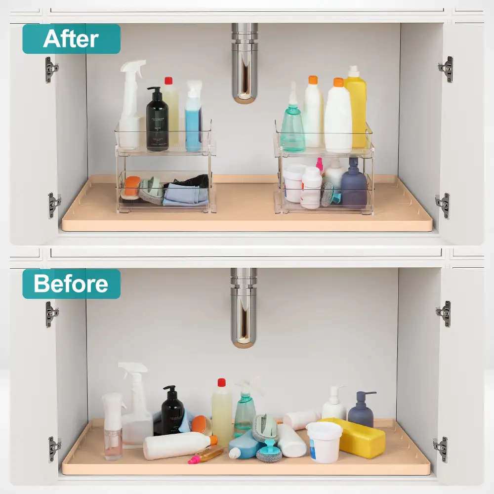 Tier Pull Out Cleaning Organizers