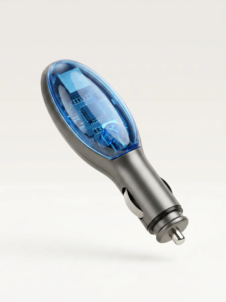 Transparent Circuit Car Fuel Saver Electronic Plug-In Device for Dashboard Equipment