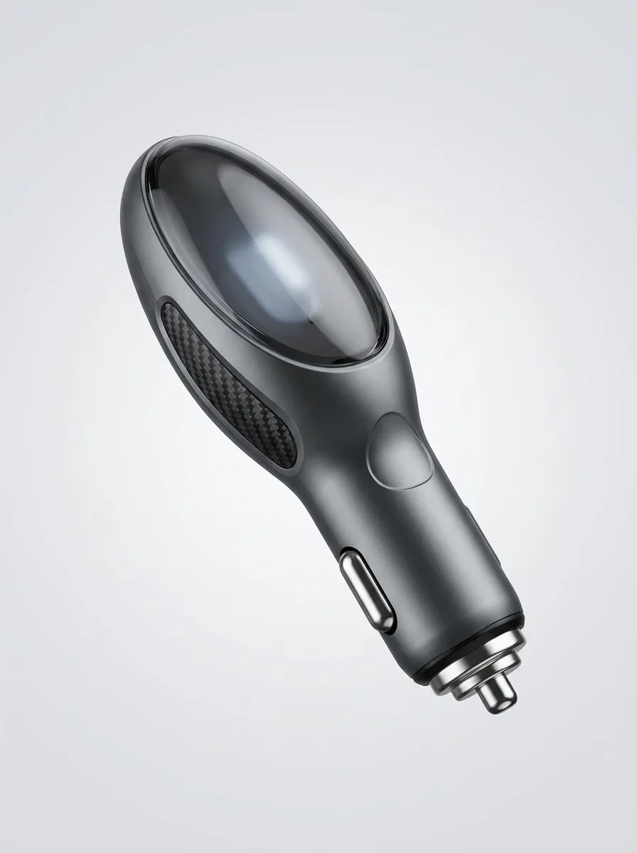 Carbon-Fiber Texture Plug-In Car Fuel Saver