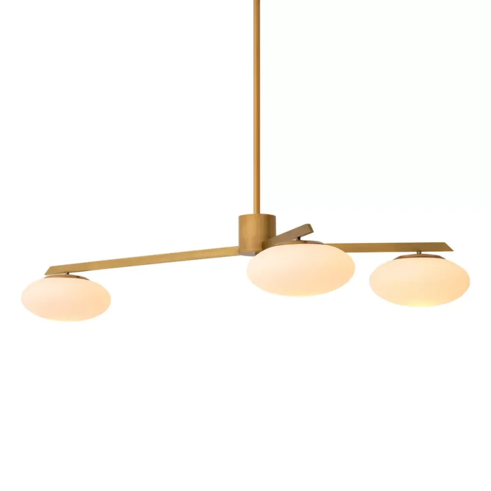 Sputnik Elliptical Shade Chandelier