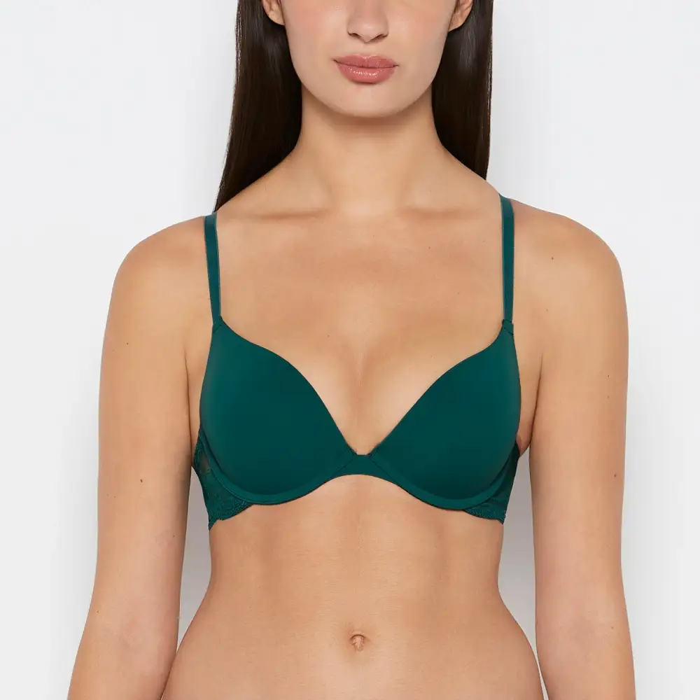 Charmed Micro Cup Bra With Lace Wing