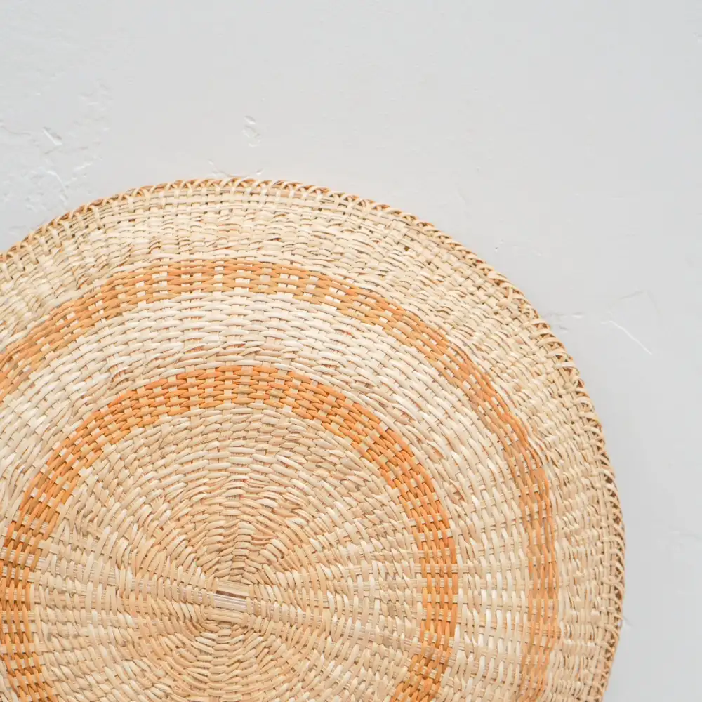 Woven Basket Urucum Graphism