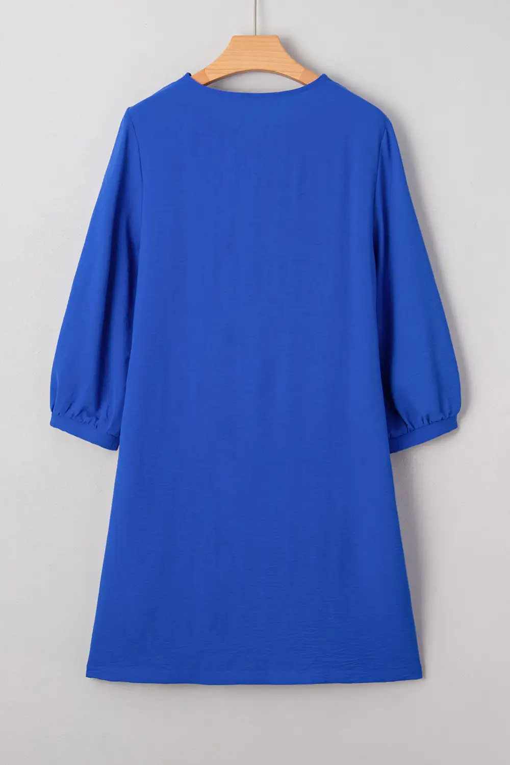 Layered Detail V Neck Ruffle Mini Dress