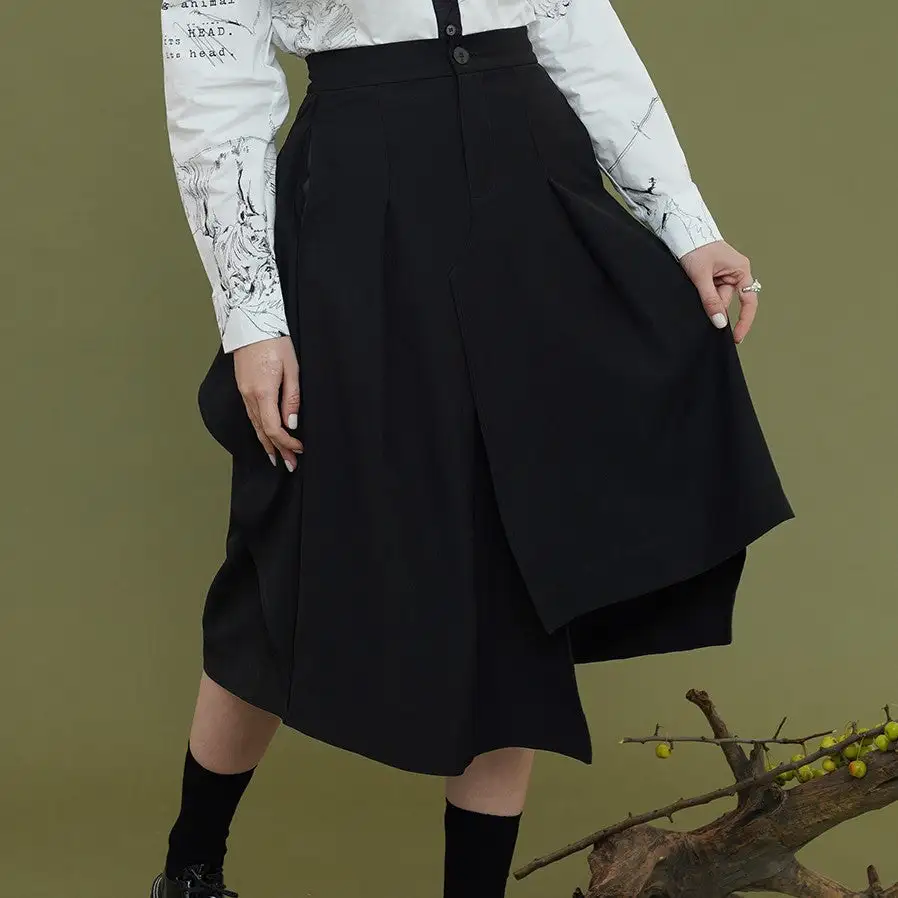 Soft Utility Everyday Casual Polyester Skirt