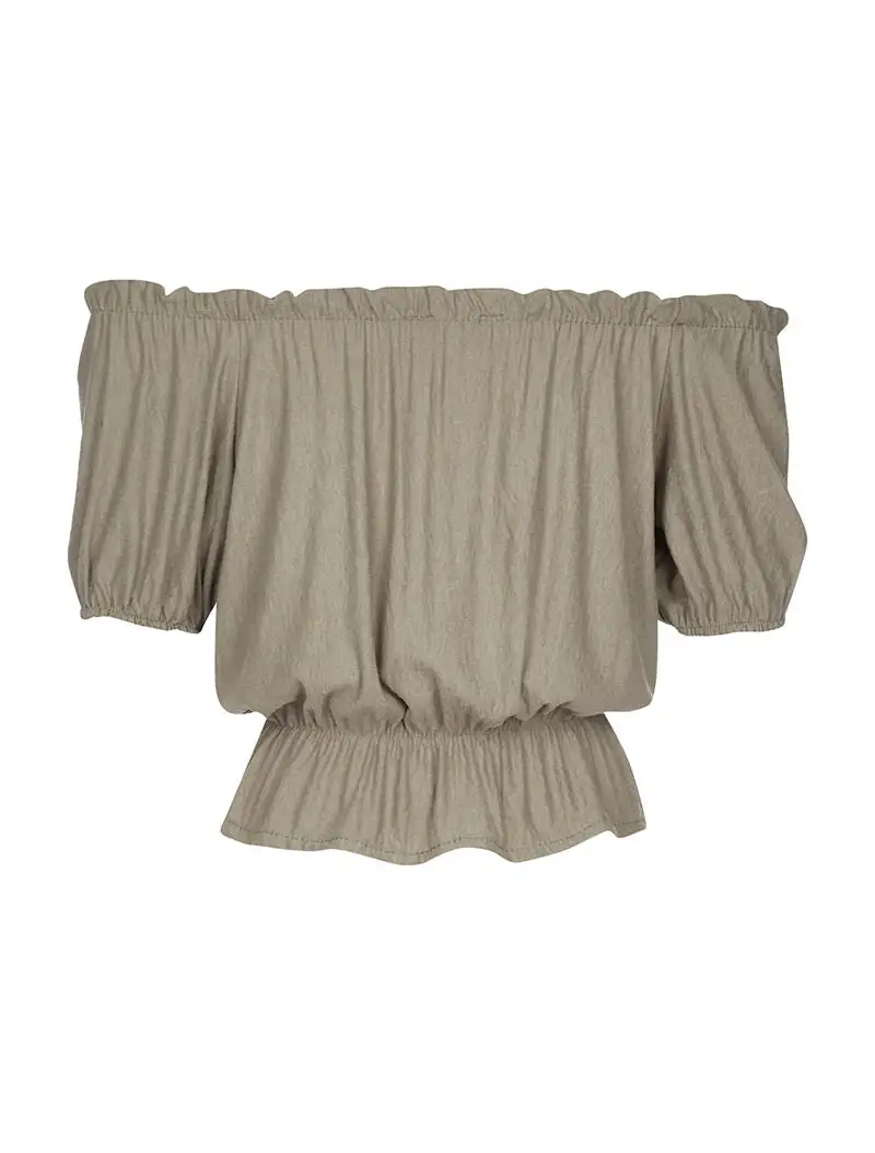 Classic Short Sleeve Solid Blouse