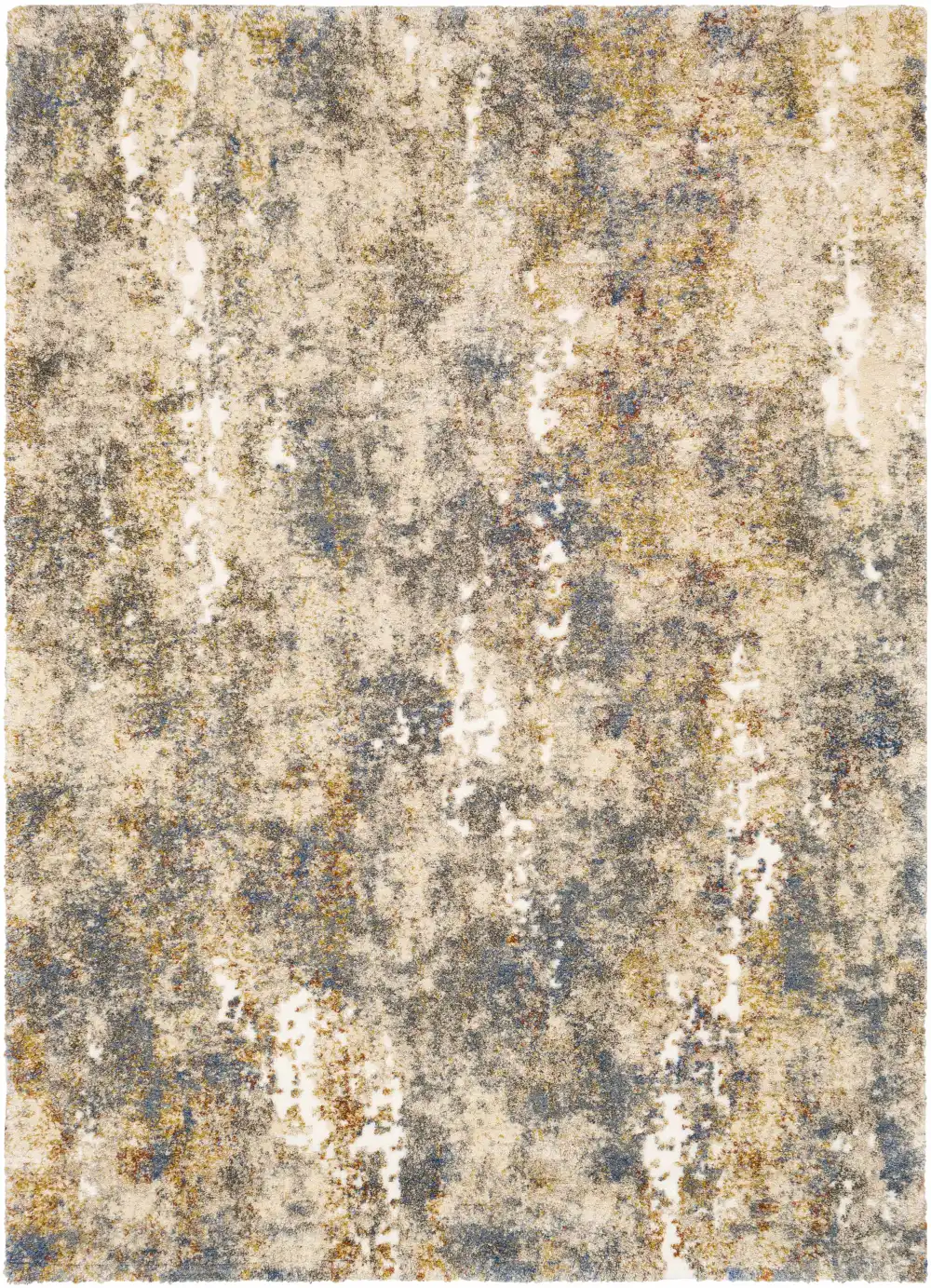 Contemporary Polypropylene Area Rug Layered Decor