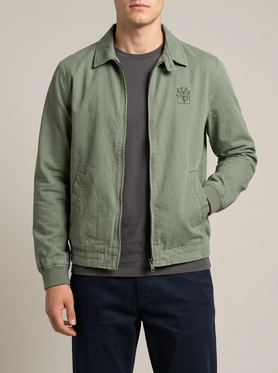 Practical Multi Pocket Zip Front Utility Jacket