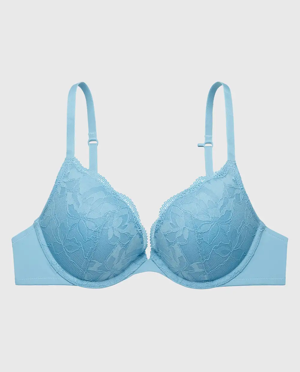 Push Up Plunge Lace Cup Bra
