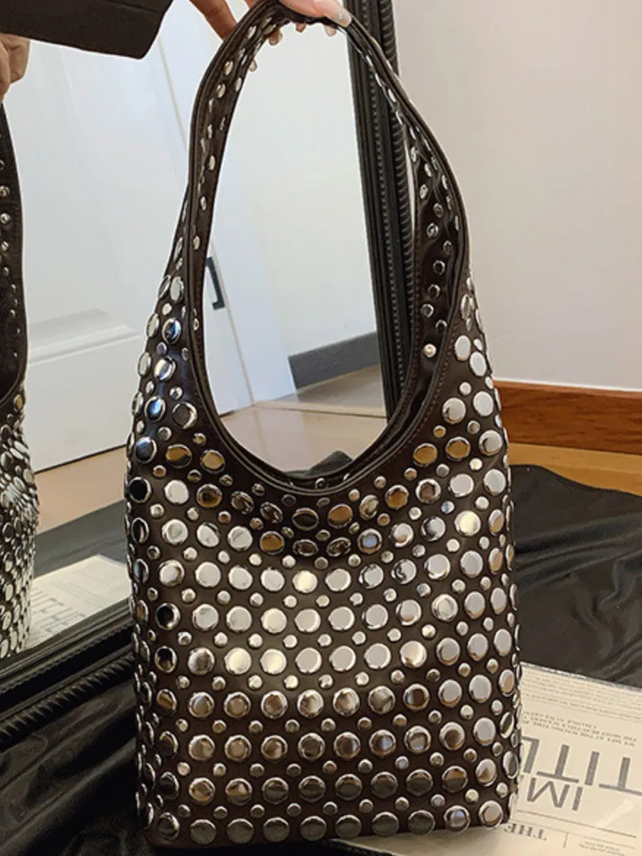 Rosalie Studded Leather Bag