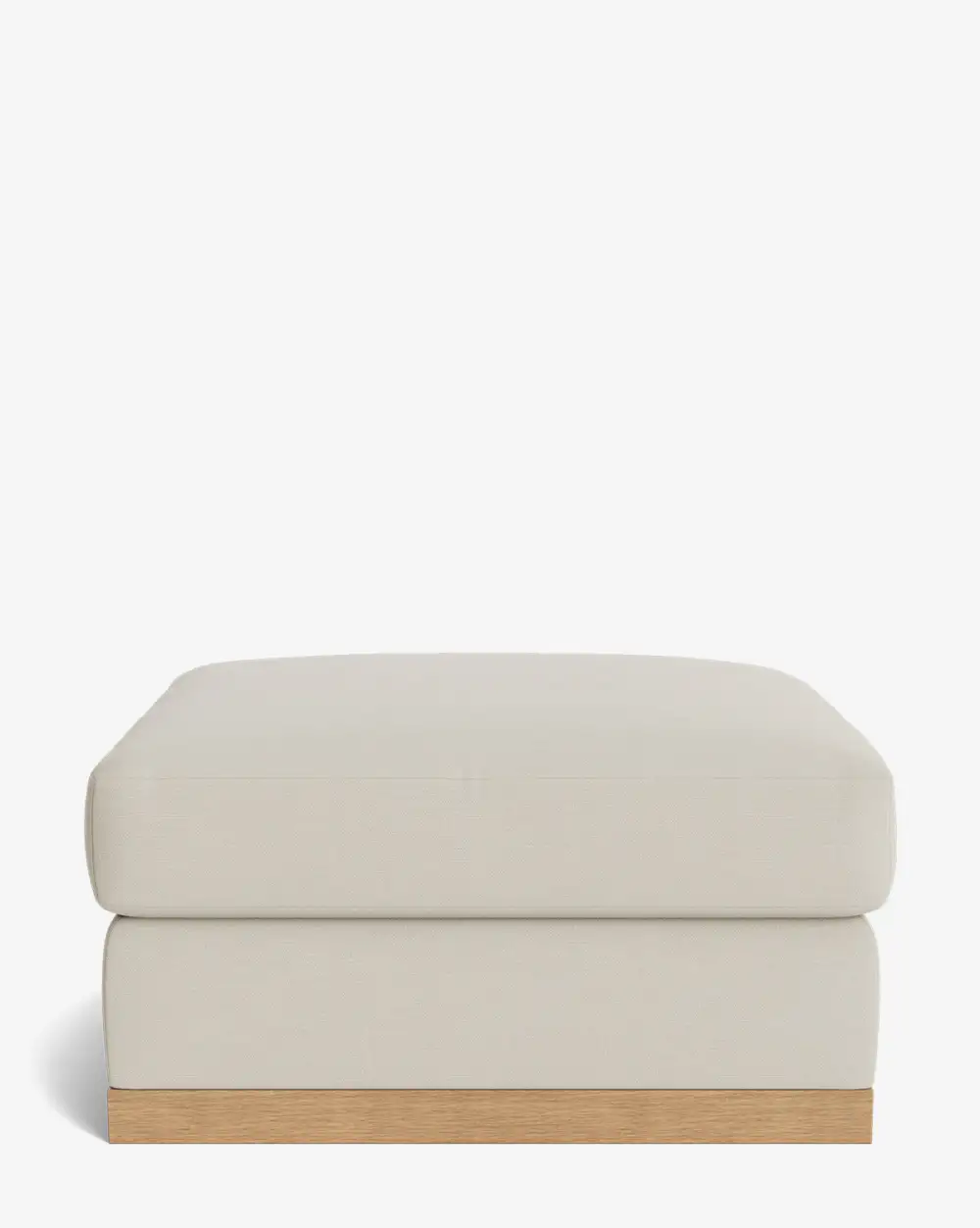Modular Velvet Ottoman