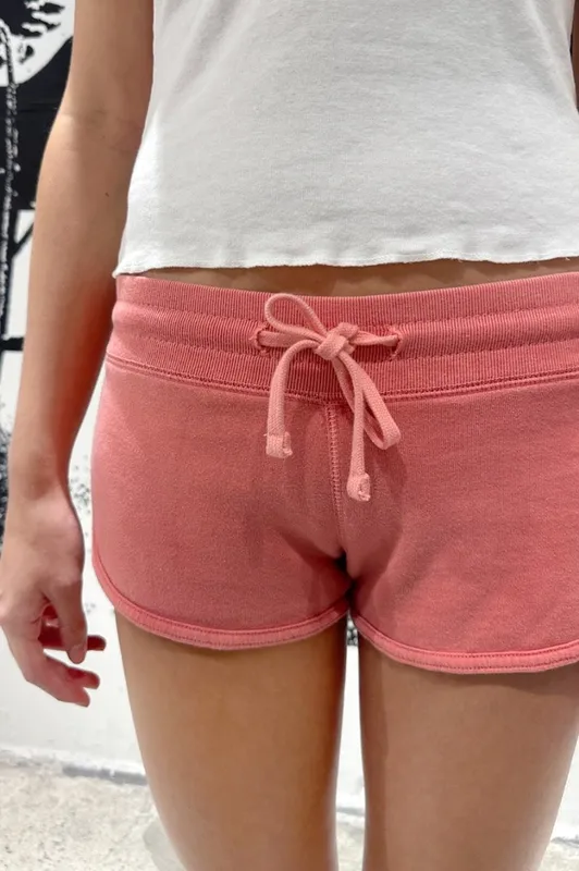 Coral Drawstring Shorts